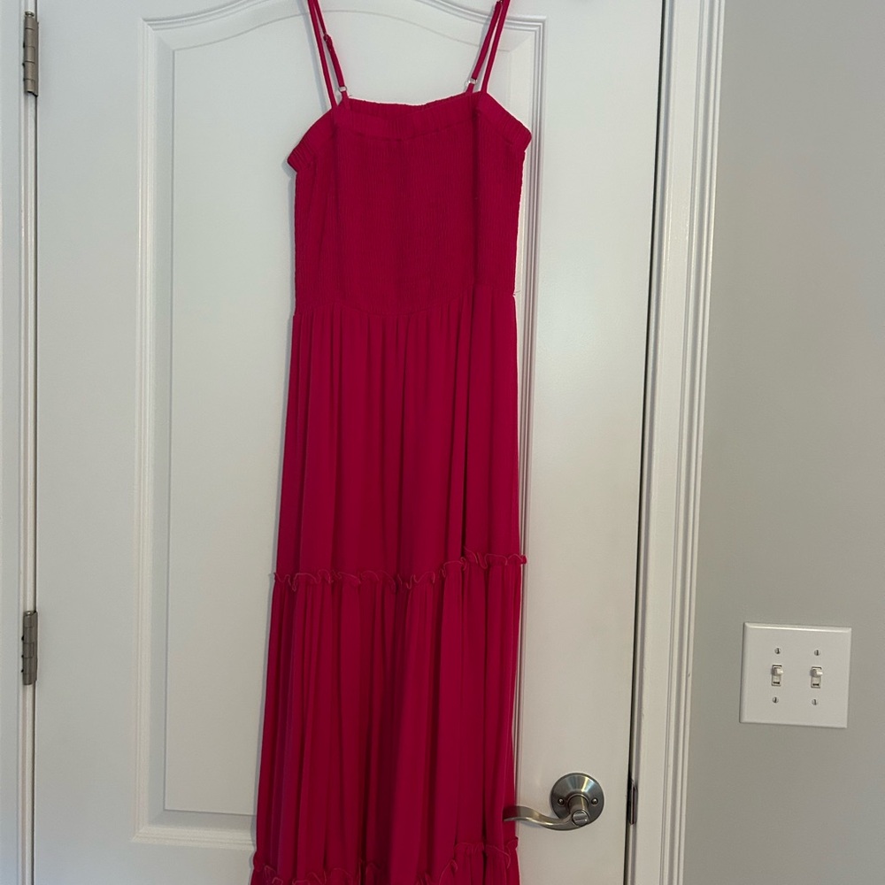 Elegant Red Maxi Dress